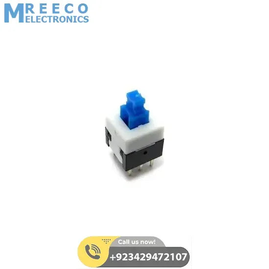 6pin Push Button 7X7 - Front View