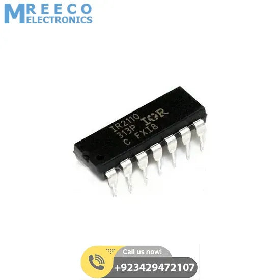 IR2110 MOSFET & IGBT DRIVER IC - Side View