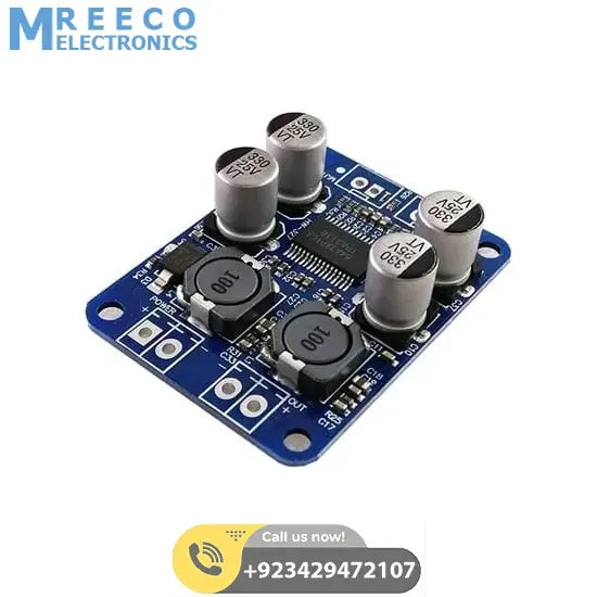 Digital 2 Channel Stereo Audio Amplifier Board Module TDA3118 - Front View