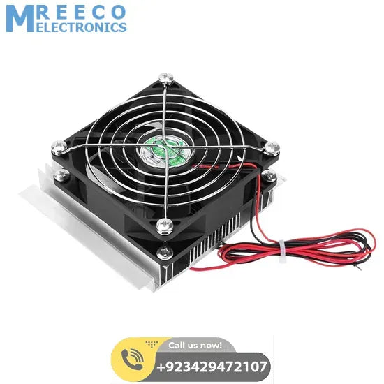 6A 12V PC CPU Cooling Fan Thermoelectric Refrigeration Cooling Semiconductor Cooler Silent Fan System Heatsink Kit In Pakistan - Front View