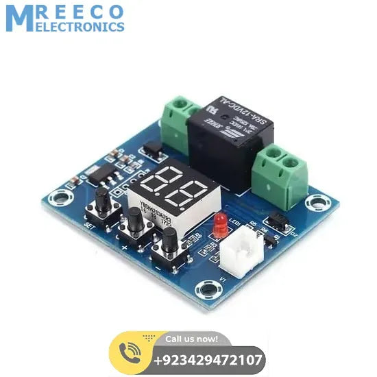 Digital Soil Moisture Sensor XH M214 Automatic Humidity Controller Module - Back View