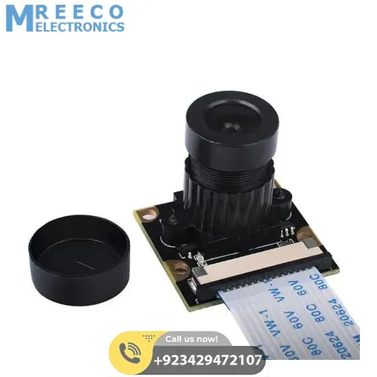 Night Vision 5MP Camera Module For Raspberry Pi With 2 IR LEDs - Back View