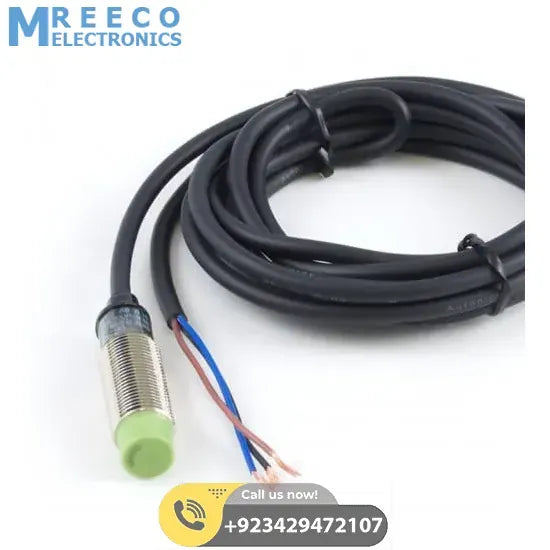 NPN PR12-4DN Autonics Cylindrical Inductive Proximity Sensor - Front View