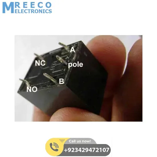 5 PIN RELAY 24V COIL JQC-3F(T73) - Side View