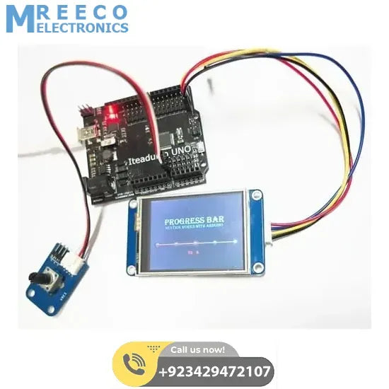 2.4 inch Nextion TFT HMI LCD Touchscreen NX3224T024 - Angle View