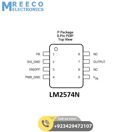 Stock Lot LM2574 ADJ Voltage Buck Regulator IC - Back View
