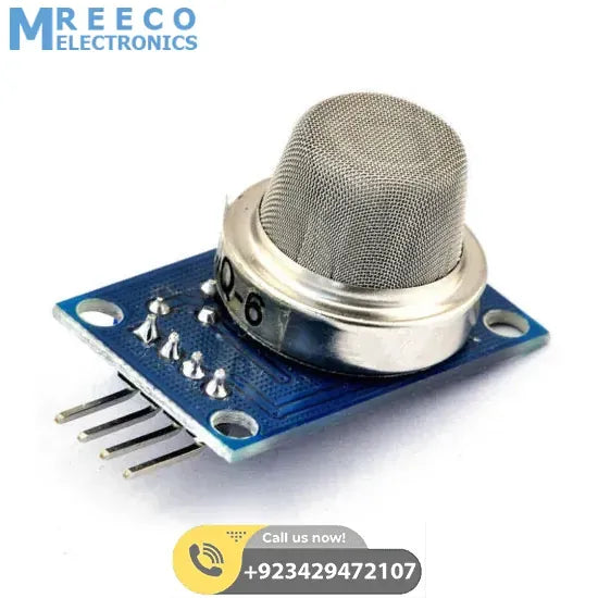 MQ6 propane Gas Sensor Module in Pakistan - Front View
