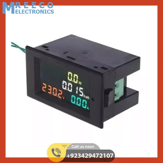 D69-2049 Power Energy Meter Voltmeter Ammeter in Pakistan - Front View