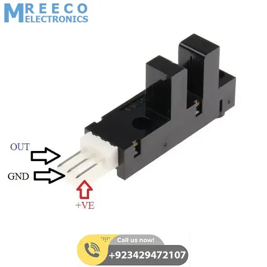 EE-SX450-PI RPM SENSOR slot sensor - Side View