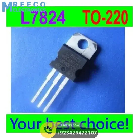 LM7824 Voltage Regulator - Front View