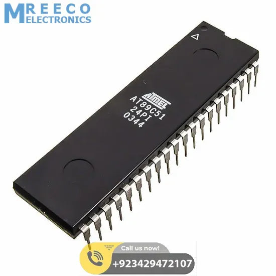 Atmel AT89C51 Microcontroller - Front View