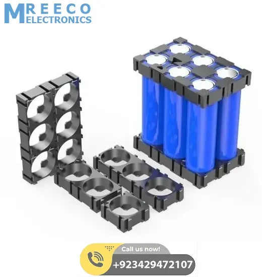 1 Piece 18650 Lithium Cell Battery Holder Bracket - Bottom View
