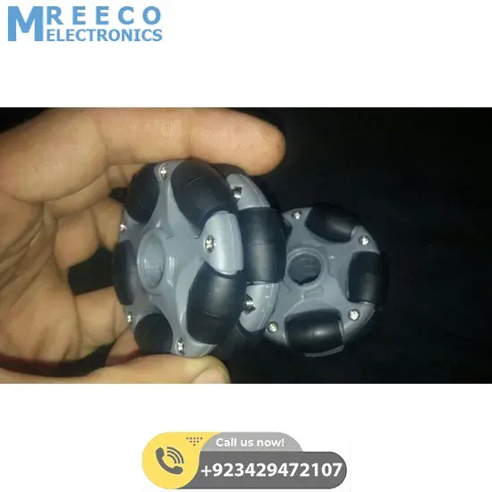 58mm Omni Wheel Universal Wheel - Side View