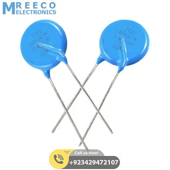 14D561K MOV Metal Oxide Varistor - Side View