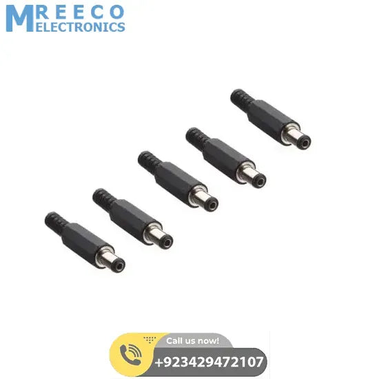 Dc Power Connector Male - Side View