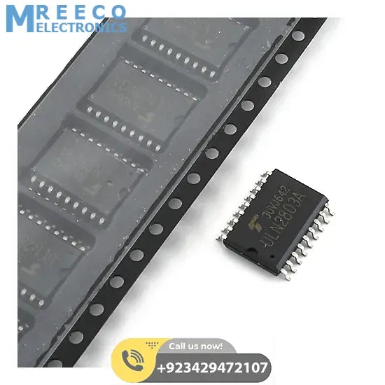 ULN2803A SMD Hi-Voltage Current Darlington Transistor Array - Front View