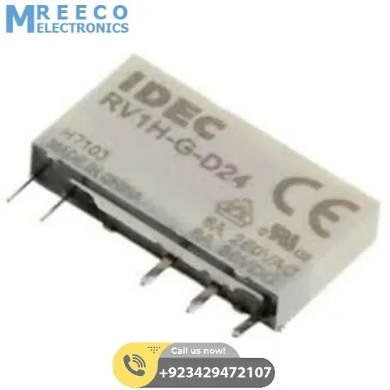IDEC RV1H G D24 Used Power Relay - Side View