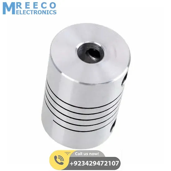 6x8mm Flexible Coupling Shaft - Side View