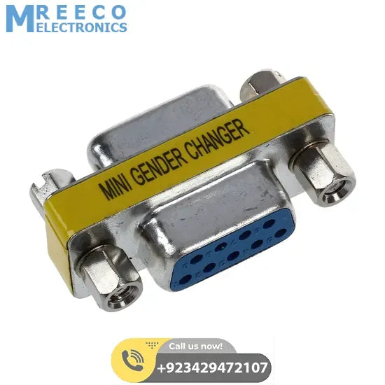 DB9 Female Female Changer converter - Front View