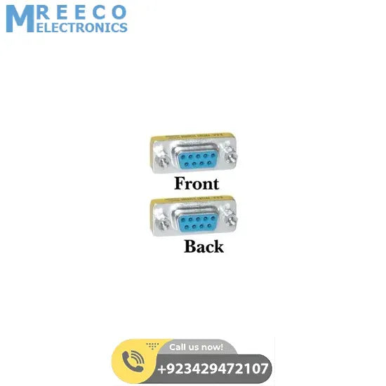 DB9 Female Female Changer converter - Side View