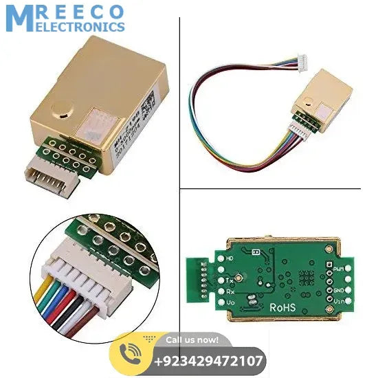 10000ppm MH-Z19B Co2 Sensor Module in Pakistan - Side View
