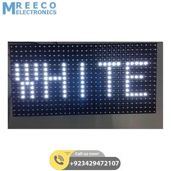 P 10 White LED Display Panel LED Module - Front View