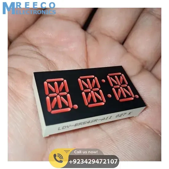 3 Digit 7 Segment Display - Side View