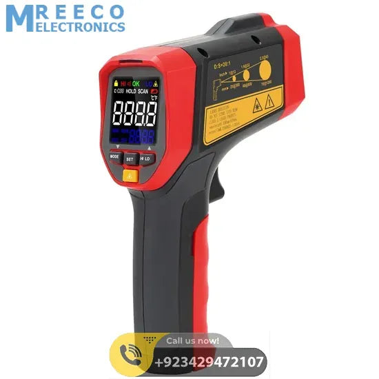 UNI-T UT302A+ Infrared thermometer - Side View