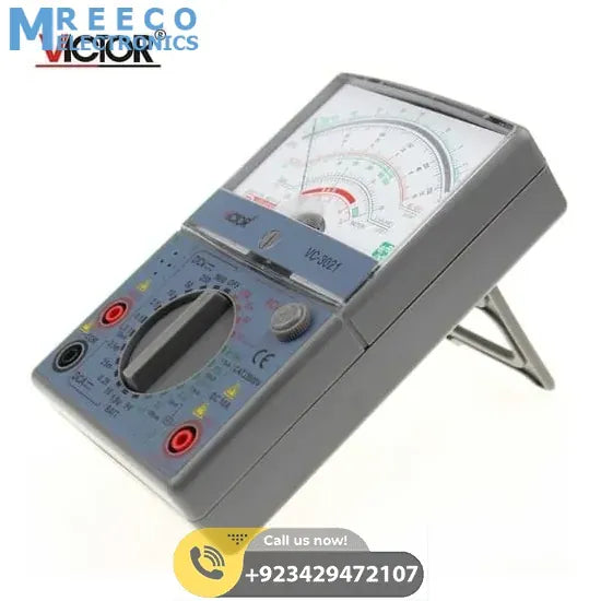 Handheld Analogue AC DC Multimeter VICTOR VC3021 Mechanical Universal Analog Meter - Back View