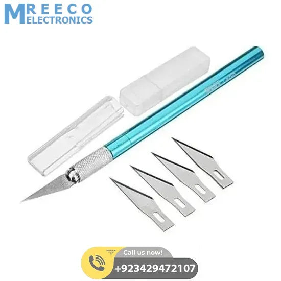 WLXY Mobile Repairing Knife Set 6 Pcs Precision Art Hobby - Side View