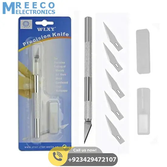 WLXY Mobile Repairing Knife Set 6 Pcs Precision Art Hobby - Display View