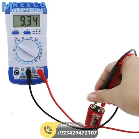 Digital LCD Multimeter A830L - Top View