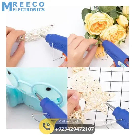 Hot Melt ABC-E15W Glue Gun For 7mm Glue Rod - Side View