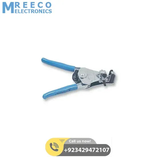 Wire Stripper spring loaded plastic coated handle - Side View