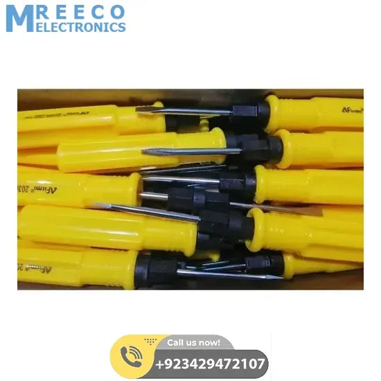 Double Head Plastic Handle Screwdriver - Side View