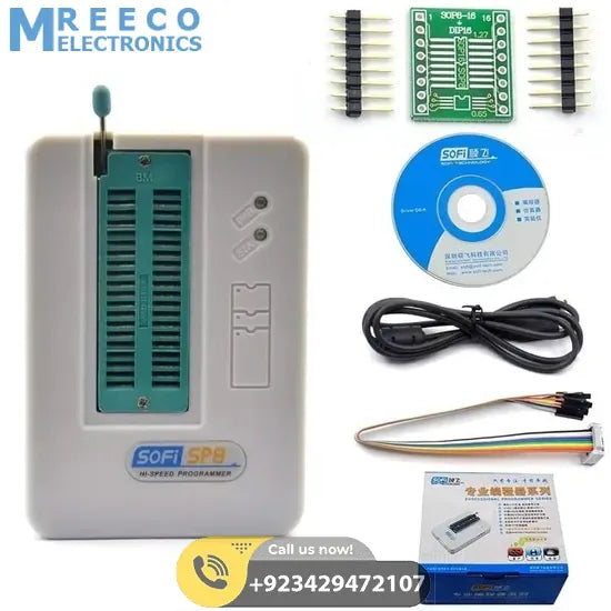 SOFI EPROM BIOS Flash ISP USB Programmer SP8-A - Front View