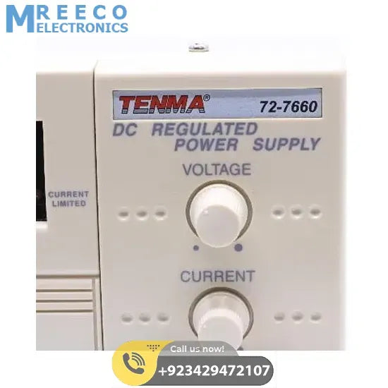 USED Tenma 72-7660 30V 10A Variable DC Power Supply - Side View