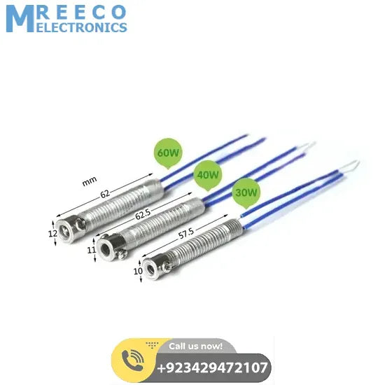 40W 220V Soldering Iron Heating Element Iron Core - Side View