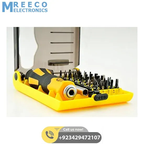 JM-6091 37 in 1 Multi-functional Screwdriver Hand Tool Set Household - Back View