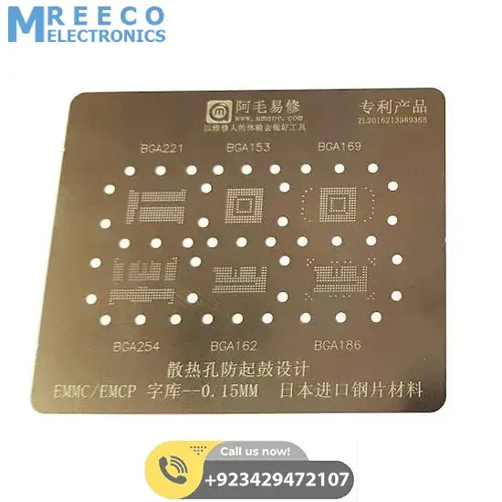 BGA Stencil For Iphone Nand Flash And EMMC BGA221 BGA153 BGA169 BGa254 BGA162 BGA186 - Side View