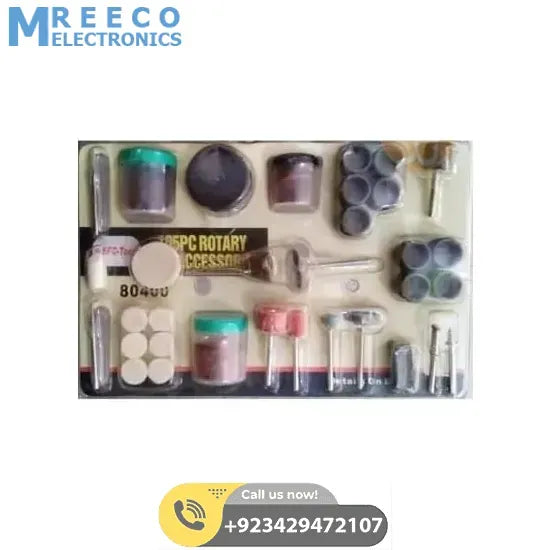 Mini Electric Grinding Accessories Toolkits - Front View
