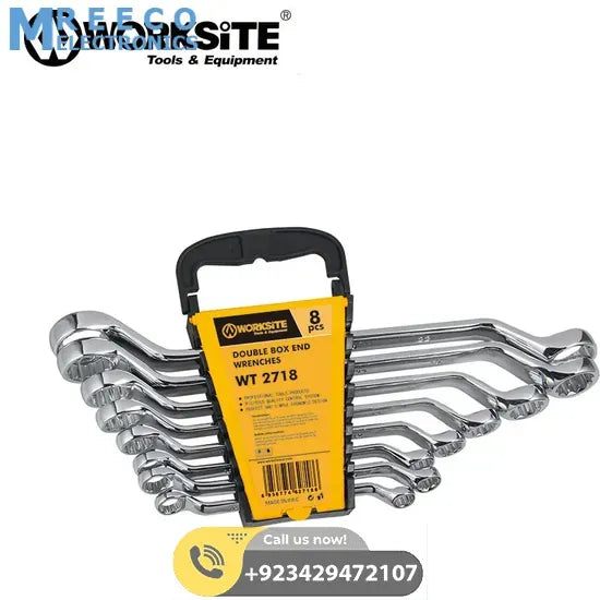 WT 2718 Tools Work 8-24mm Double End Box Spanners Chrome Vanadium Ratchet Wrench Tool Gear Ring Handle Multi-Scene - Side View
