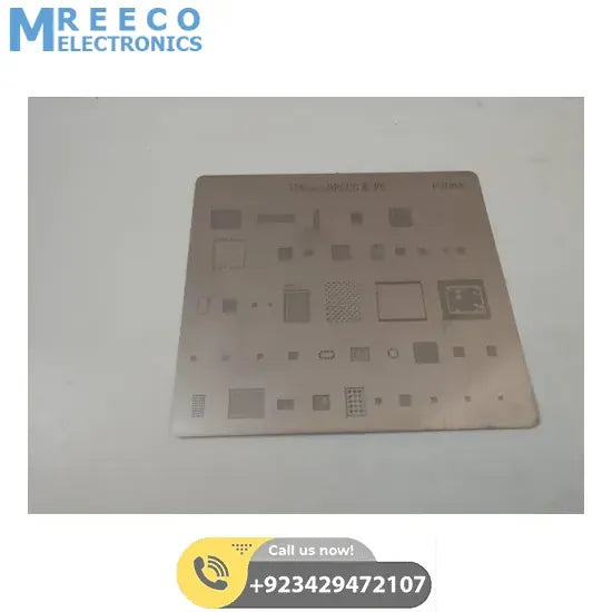 P3068 IC Chip BGA Reballing Stencil Kits Set Solder Template Multi-Function CPU Tin Steel Net For I Phone 8 Plus - Front View