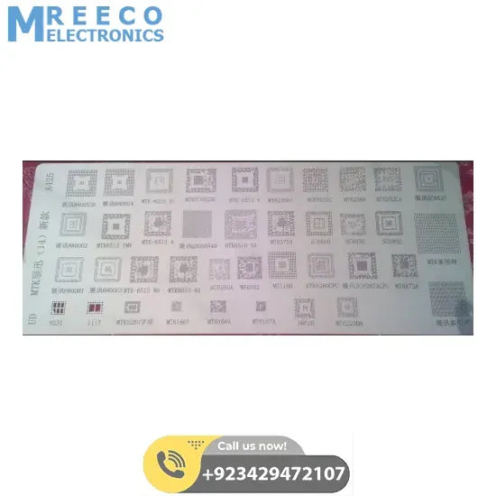 BGA Stencil MTK A425 - Front View