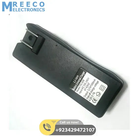 18650 Battery Charger TG-008 - Back View