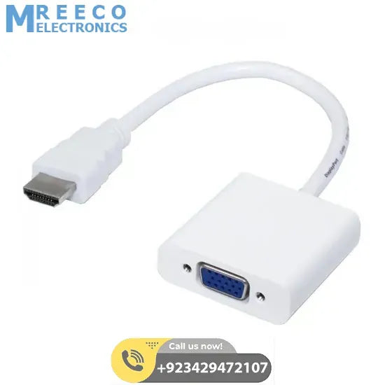 HDMI To VGA Video Adapter Cable Converter - Front View