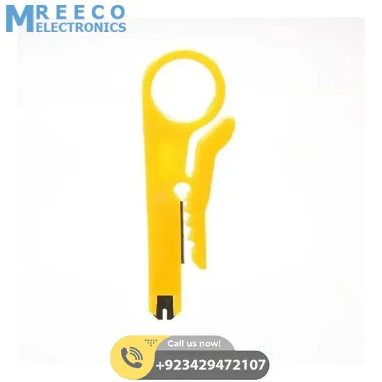 Portable Mini Wire Stripper Flat Nose Cable Cutter - Top View