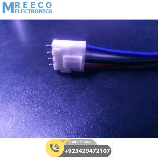 4 pin RGB panel connector fan connection pair With Male Header - Angle View