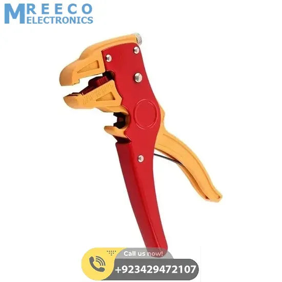 Automatic Insulated Cable Wire Stripper Remover Cutter Pliers - Front View
