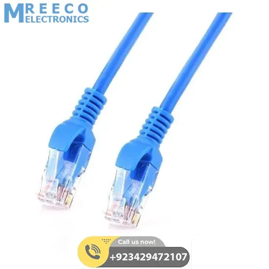 15m Cat6 Utp RJ45 Ethernet Patch LAN Cable Cord - Side View